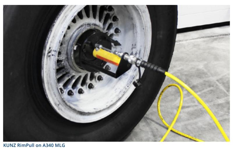 Shop KUNZ 156.0000 RimPull Aircraft Wheel/Tire Assembly Tool | Pilot John