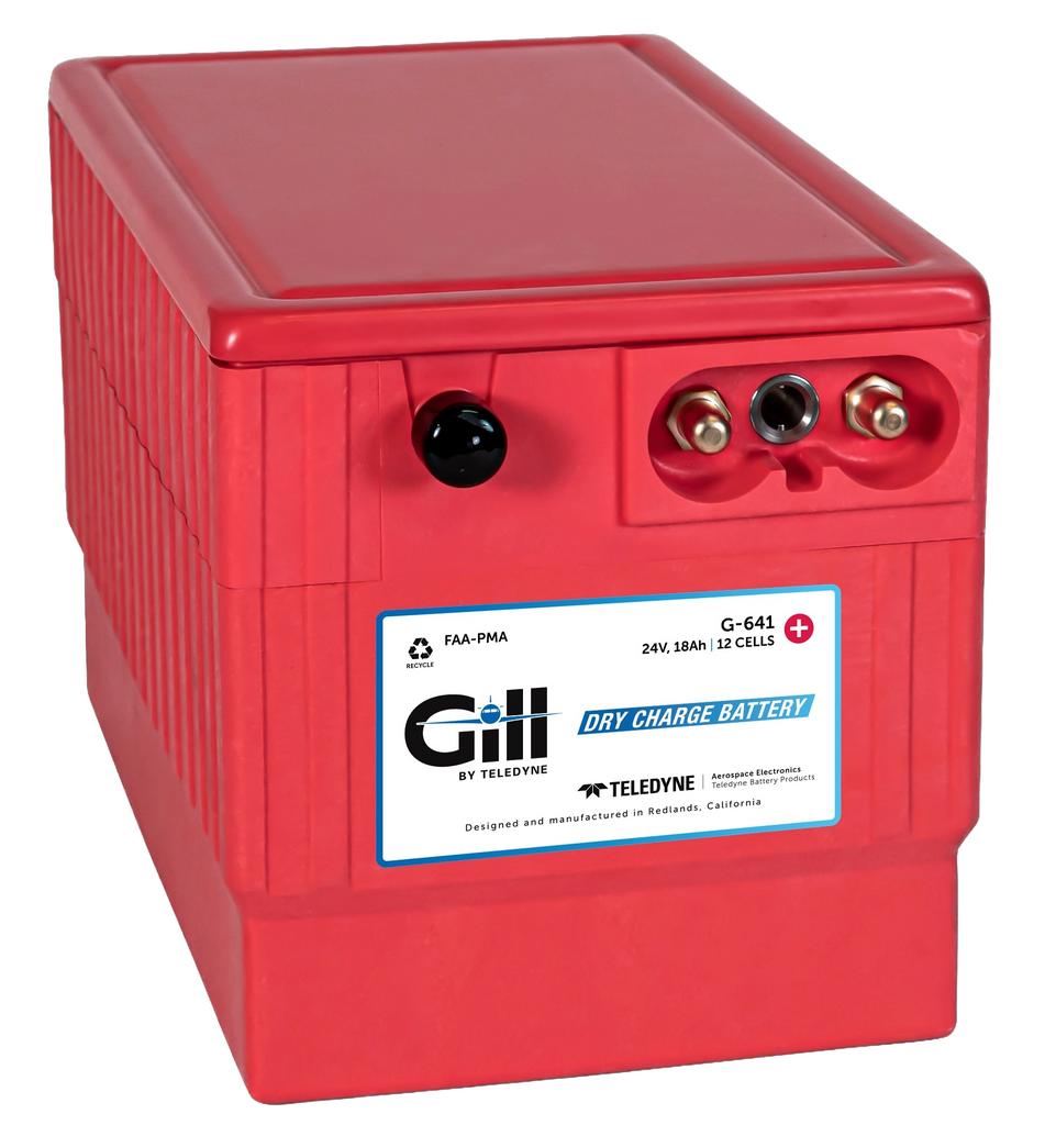 AIRCRAFT BATTERY 未使用品 Shop Teledyne Gill G-641 - Dry Charged Lead-Acid Aircraft Battery