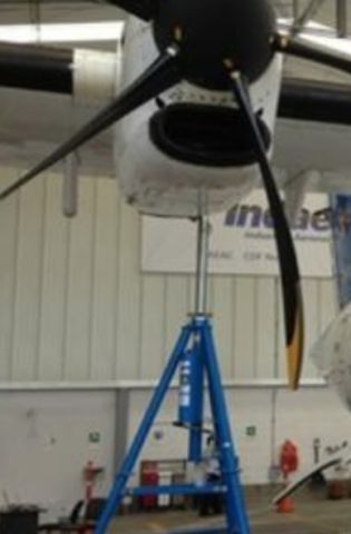 Tronair 02-7802C0111 – 12-Ton Aircraft Hydraulic Tripod Jack, 108