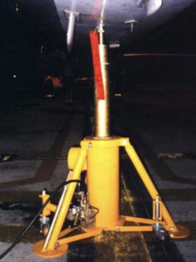 Columbus Jack 2943-010 – 10-Ton Aircraft Hydraulic Tripod Jack, 24