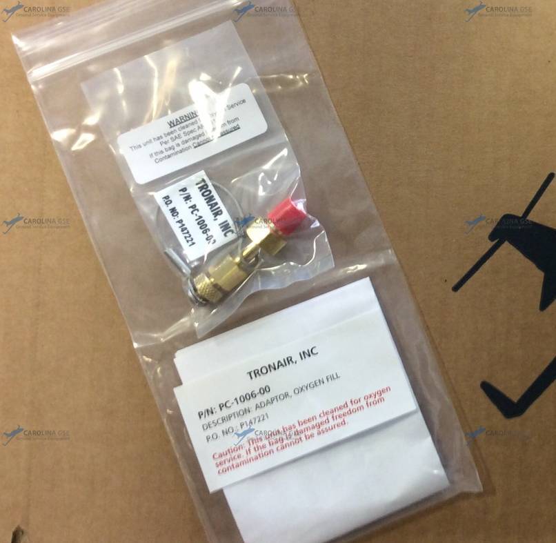 ティーズ ページ20 Tronair PC-1006 – Aircraft Oxygen Fill Adapter | Pilot John
