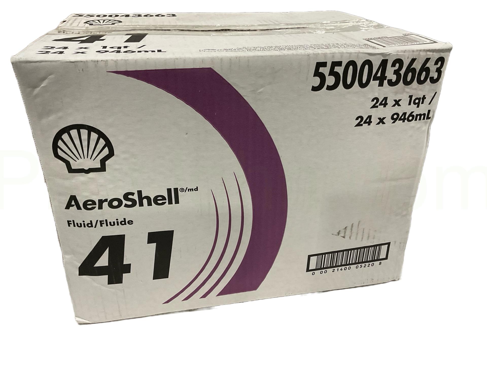 エアロシェル Aeroshell Flluid 41☆1クォート 946ml（Shell