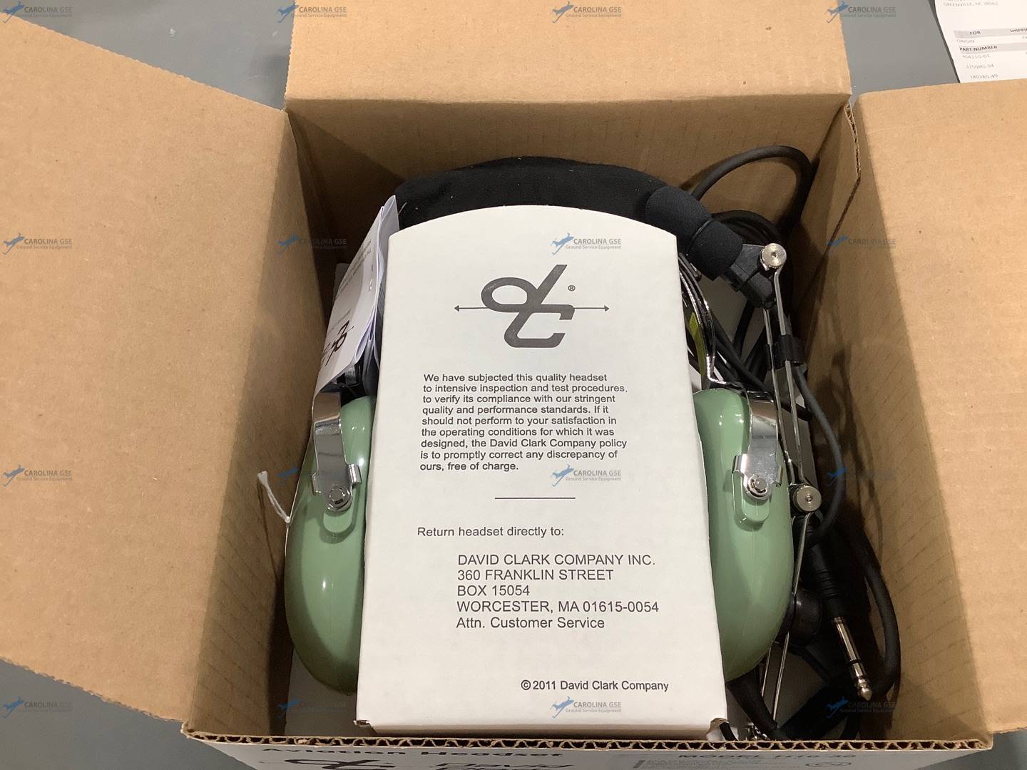 David Clark H10-30 キャリングケース付き David Clark H10-30 Aviation Headset & Bag Combo | 24dB NRR