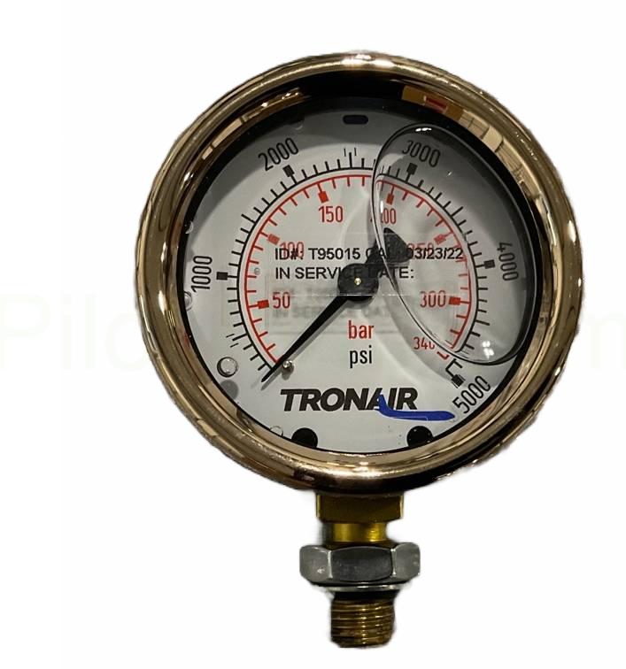 Shop Tronair HC1928 Replacement 0 to 5000 PSI Pressure Gauge Pilot
