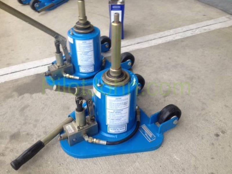 Used Tronair 0205110132 Helicopter Floor Jacks Pilot John