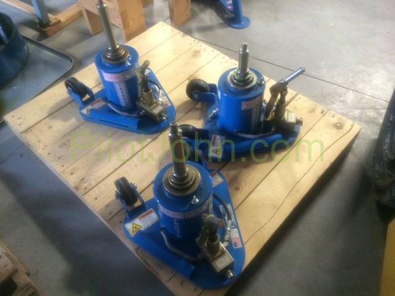 Used Tronair 0205110132 Helicopter Floor Jacks Pilot John