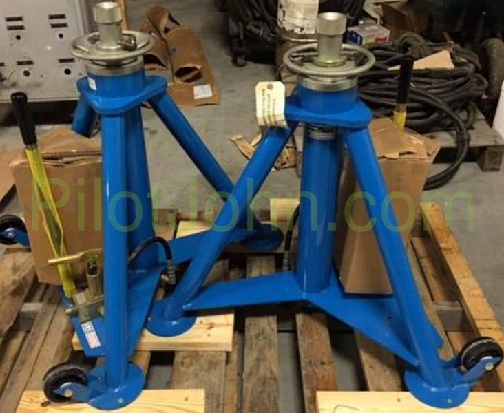 Used Tronair 0210320111 10 Ton Aircraft Tripod Jacks Pilot John