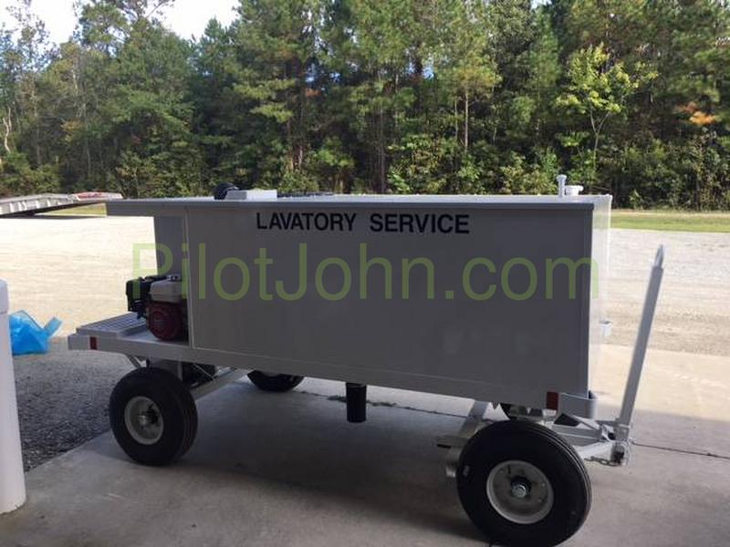Used Stinar SLC300 Large Aircraft Lavatory Cart Pilot John
