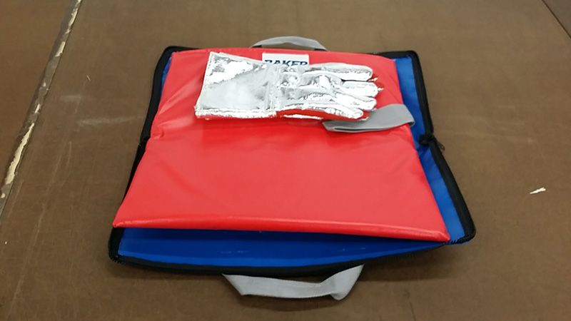 HOT-STOP&reg; L Aircraft Fire Containment Bag with Safety Gloves
