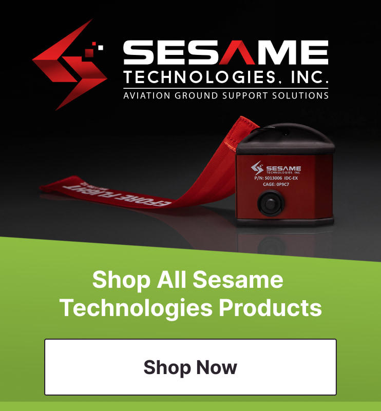 Shop All Sesame Technologies Products next to the Sesame Technologies logo next to an image of a Sesame product.