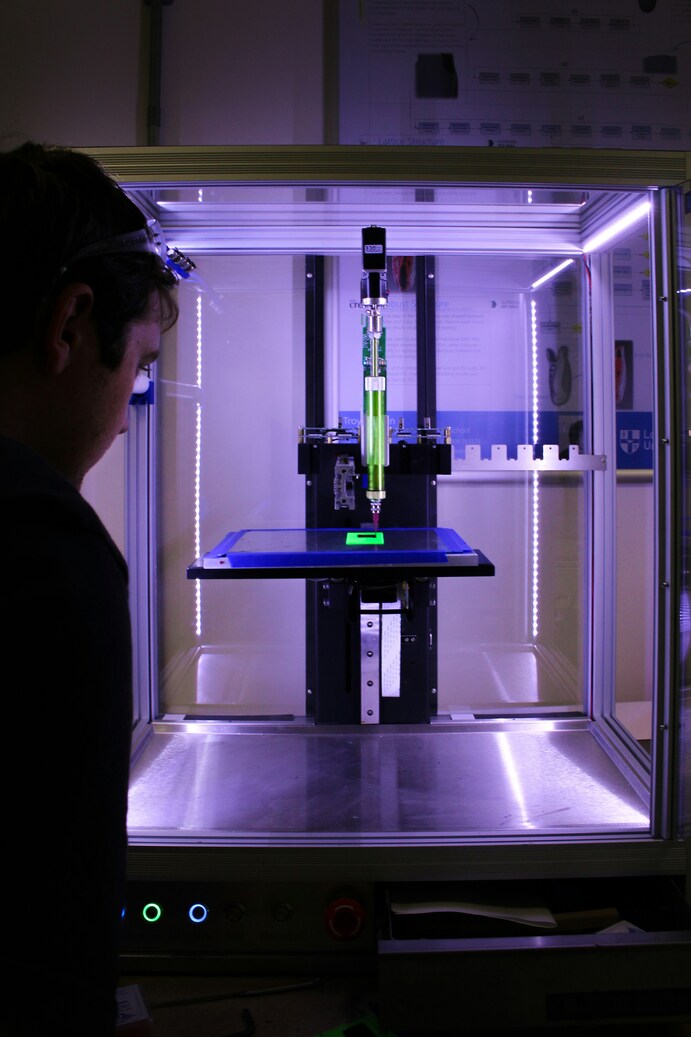 Aircraft Part Being Created Using a 3D Printer