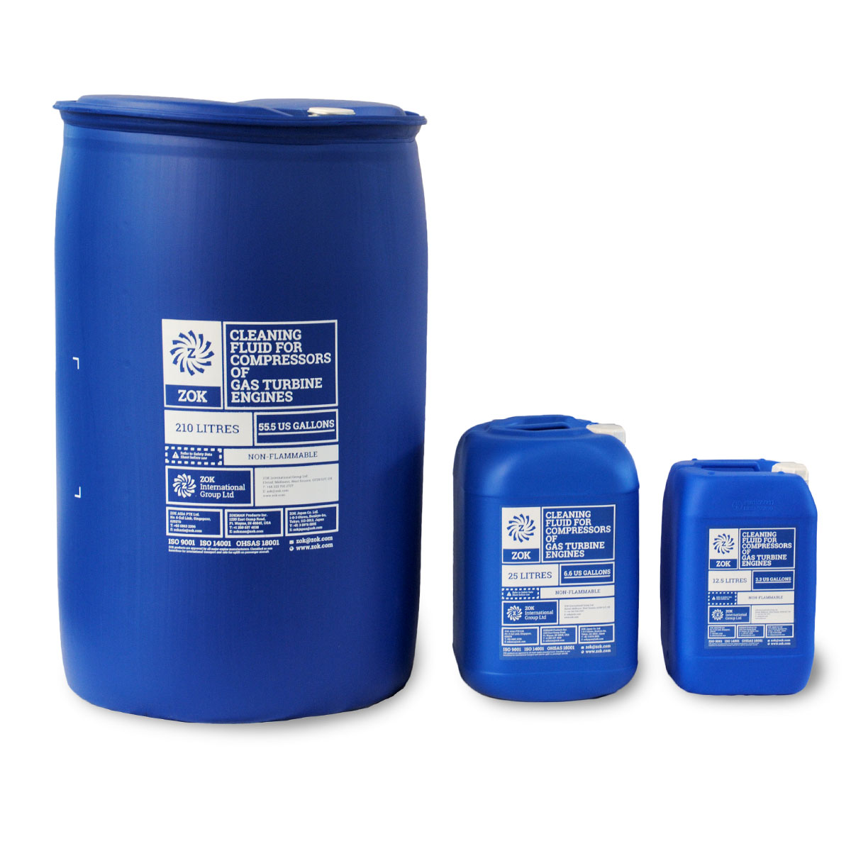 ZOK Cleaning Fluid for Compressors of Gas Turbine Aircraft Engines