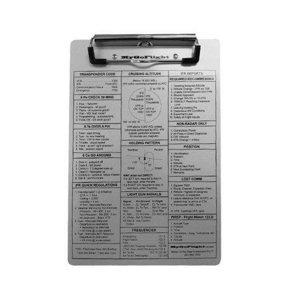 MyGoFlight Pilot Clipboard for Holding iPad, Navigational Charts, and More