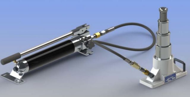 Malabar 8966 &ndash; 20-Ton Fly-Away Axle Jack