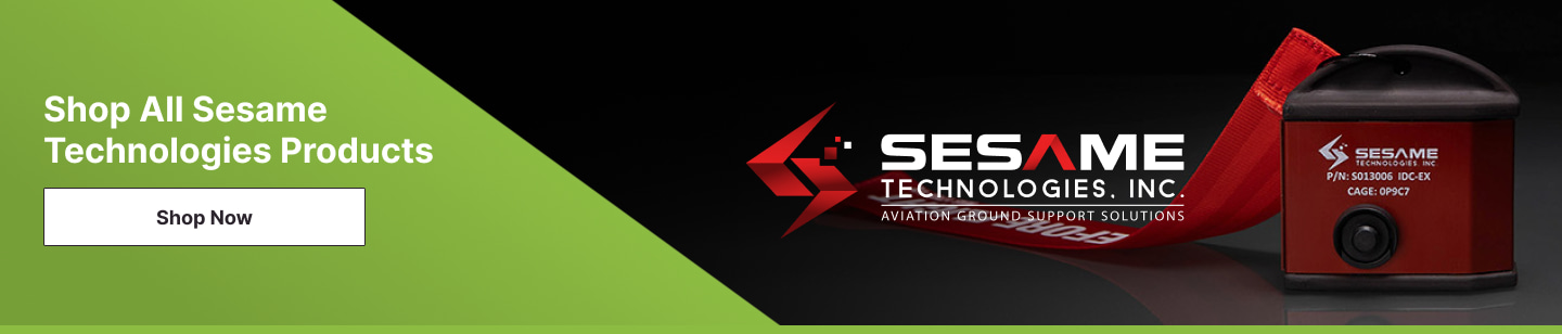 Shop All Sesame Technologies Products next to the Sesame Technologies logo next to an image of a Sesame product.