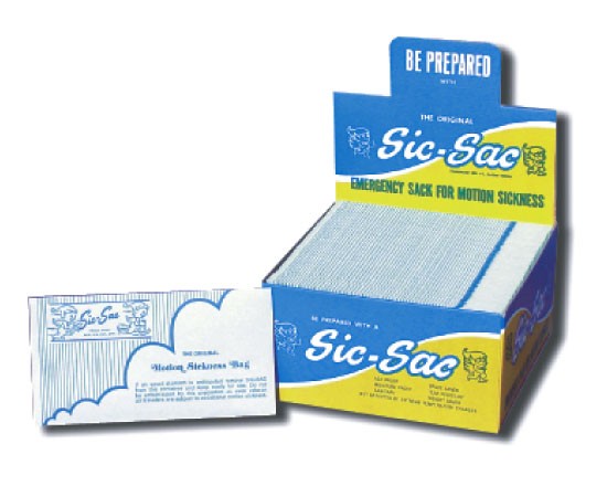 Sic-Sac Motion Sickness Bags in a Box