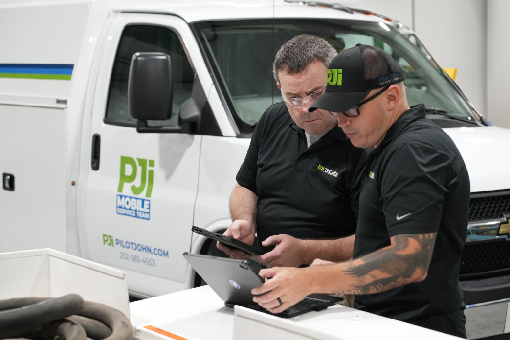 Mobile Service Team members making repairs