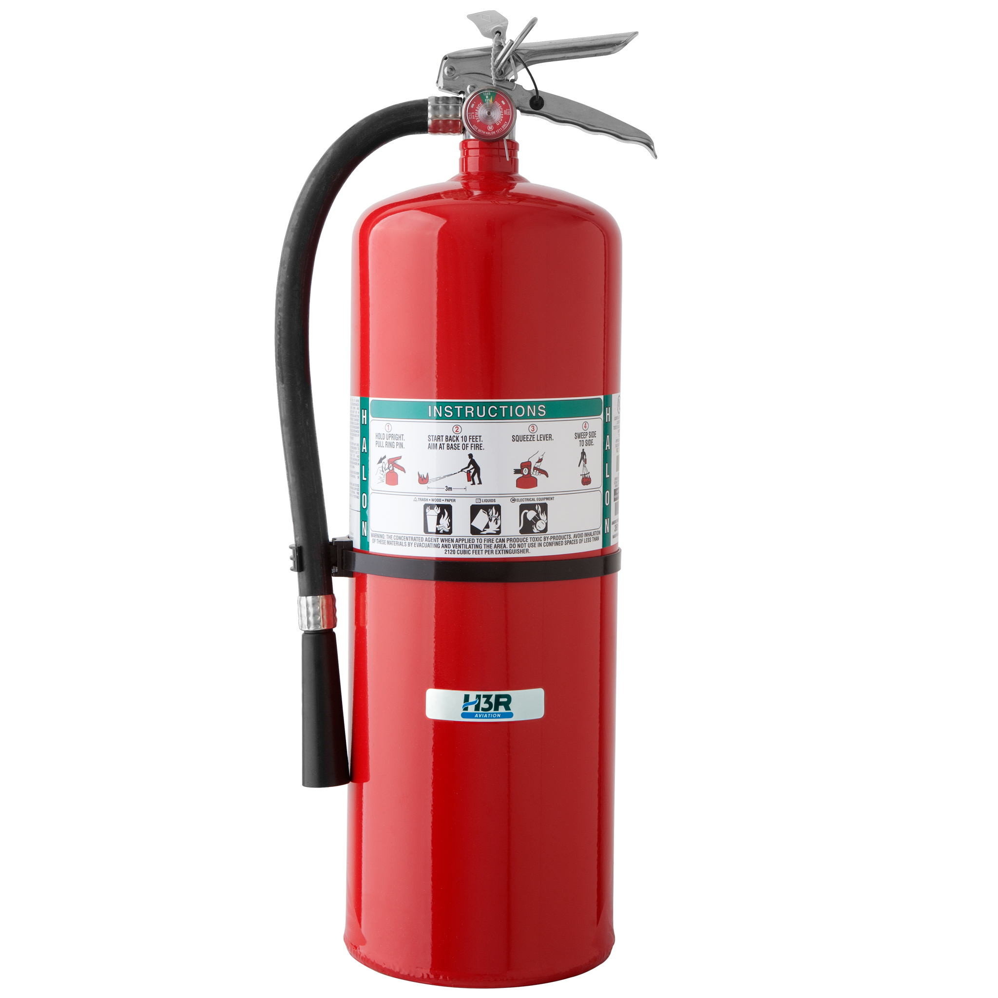 H3R Aviation 361 Halon 1211 Aircraft Fire Extinguisher