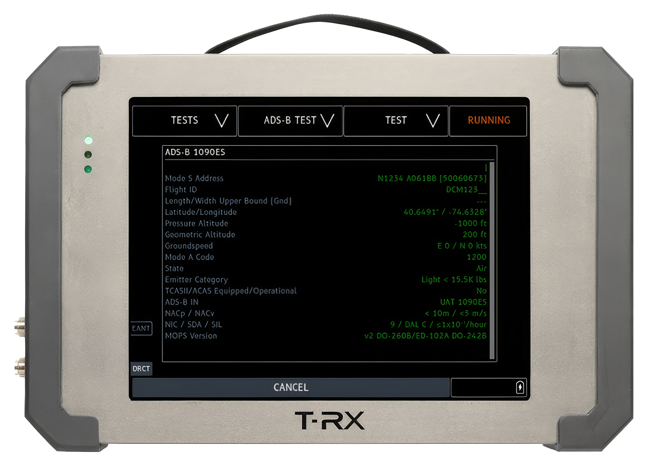 CCX T-RX RP+ Avionics and Radio Pulse Tester &ndash; Model TER-100