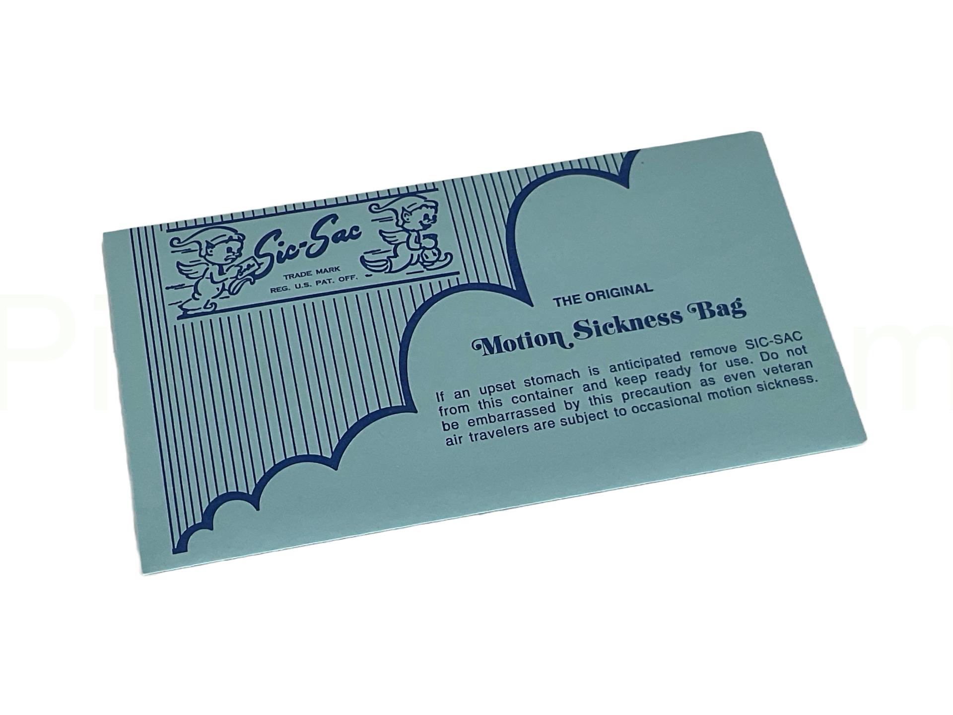 Sic-Sac Motion Sickness Bags in Blue