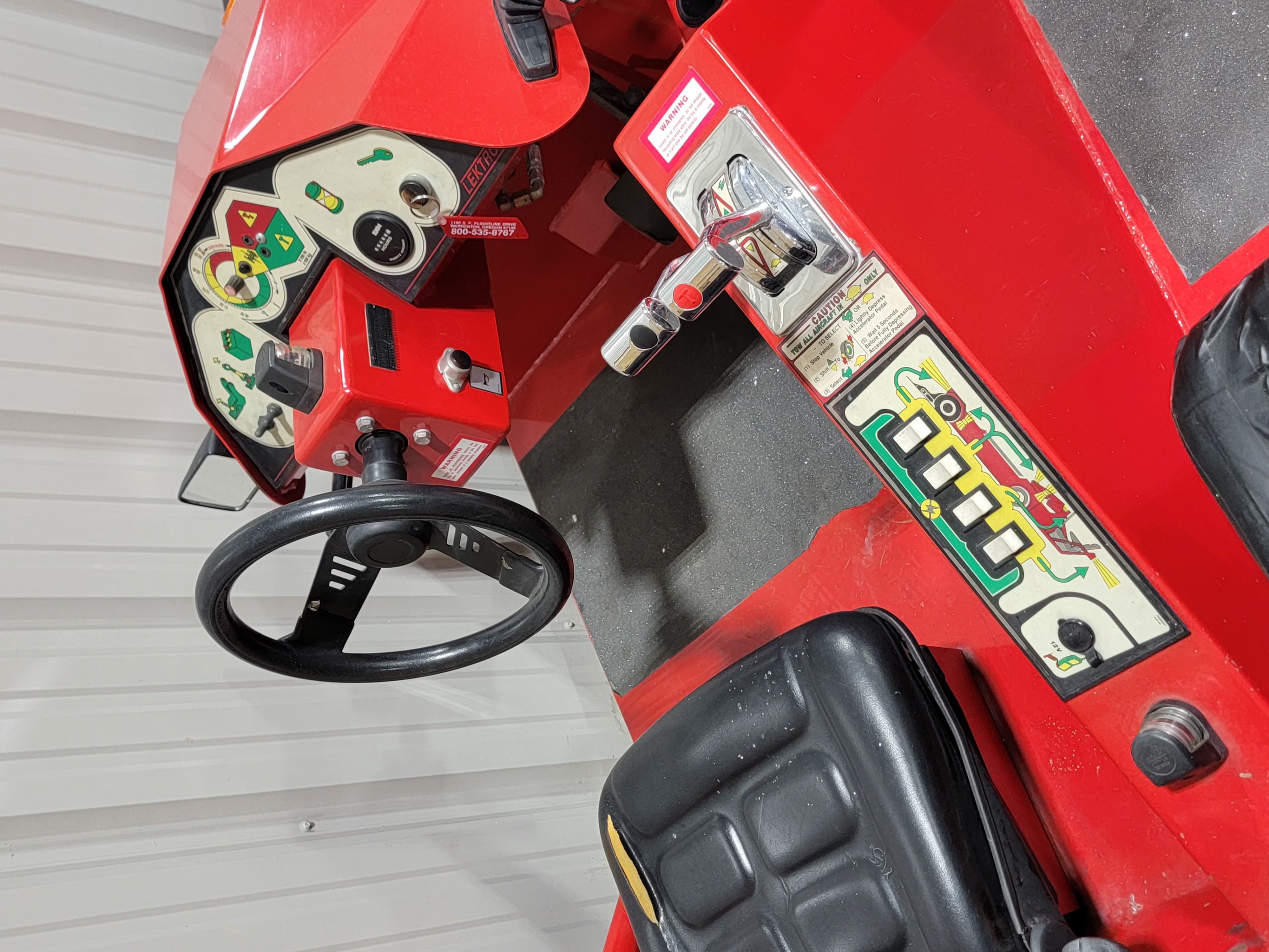 Red Lektro Electric Towbarless Tug