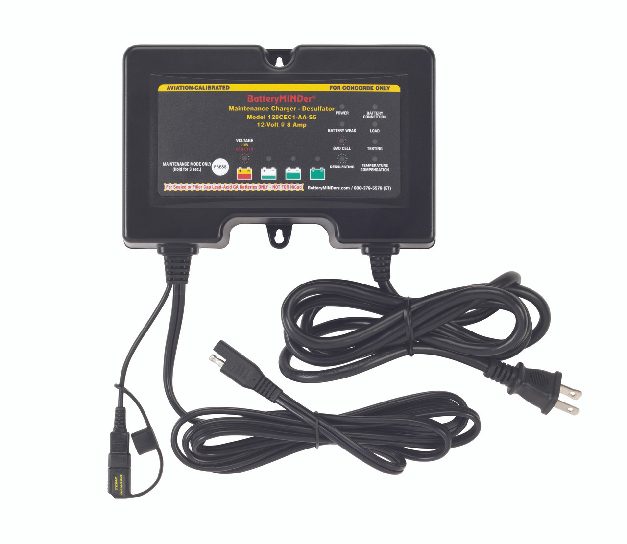 BatteryMINDer 128CEC1-AA-S5 Battery Charger-Maintainer-Desulfator